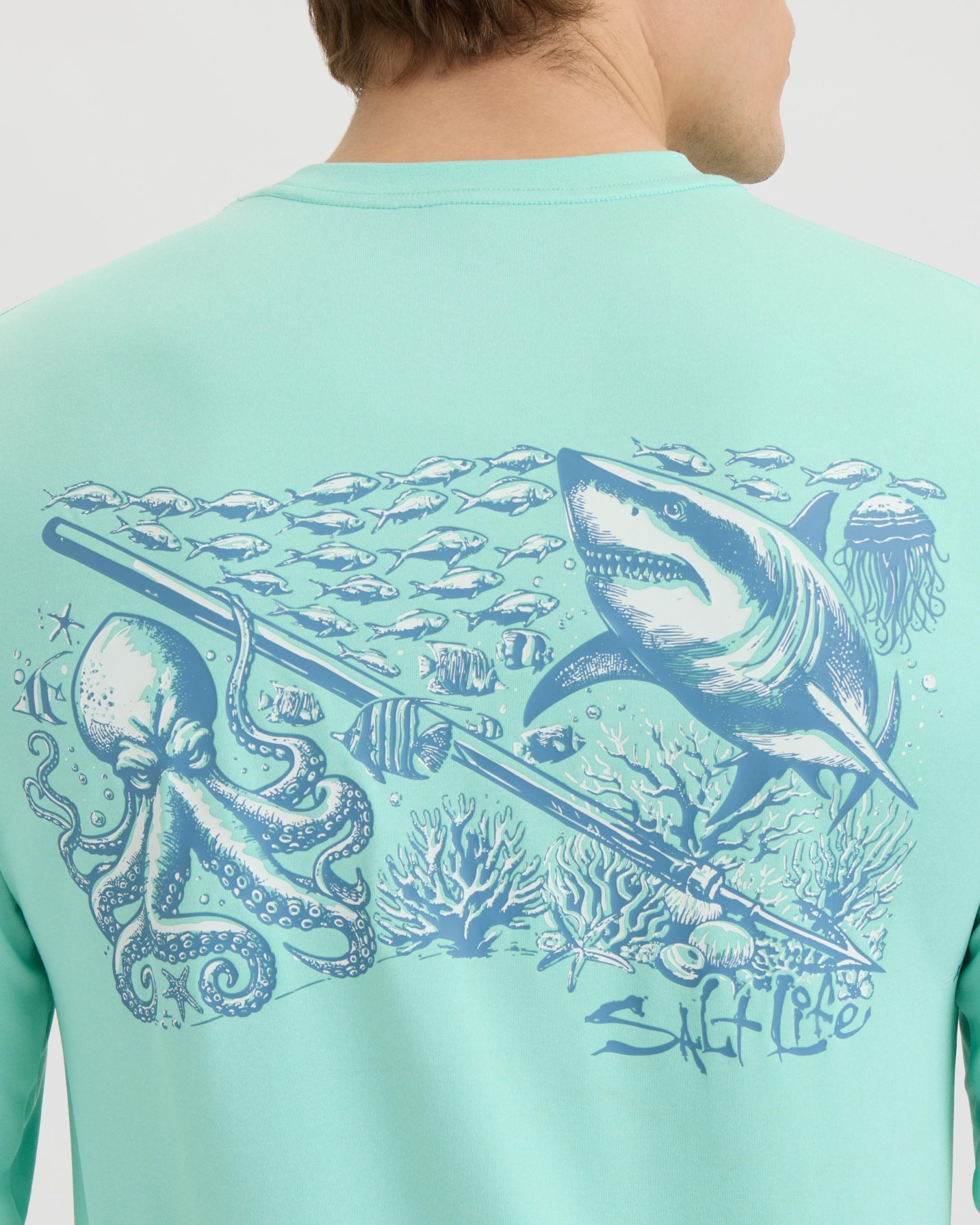 Men's Underwater Diving 2.0 SLX Performance Long Sleeve Tee - Image 5