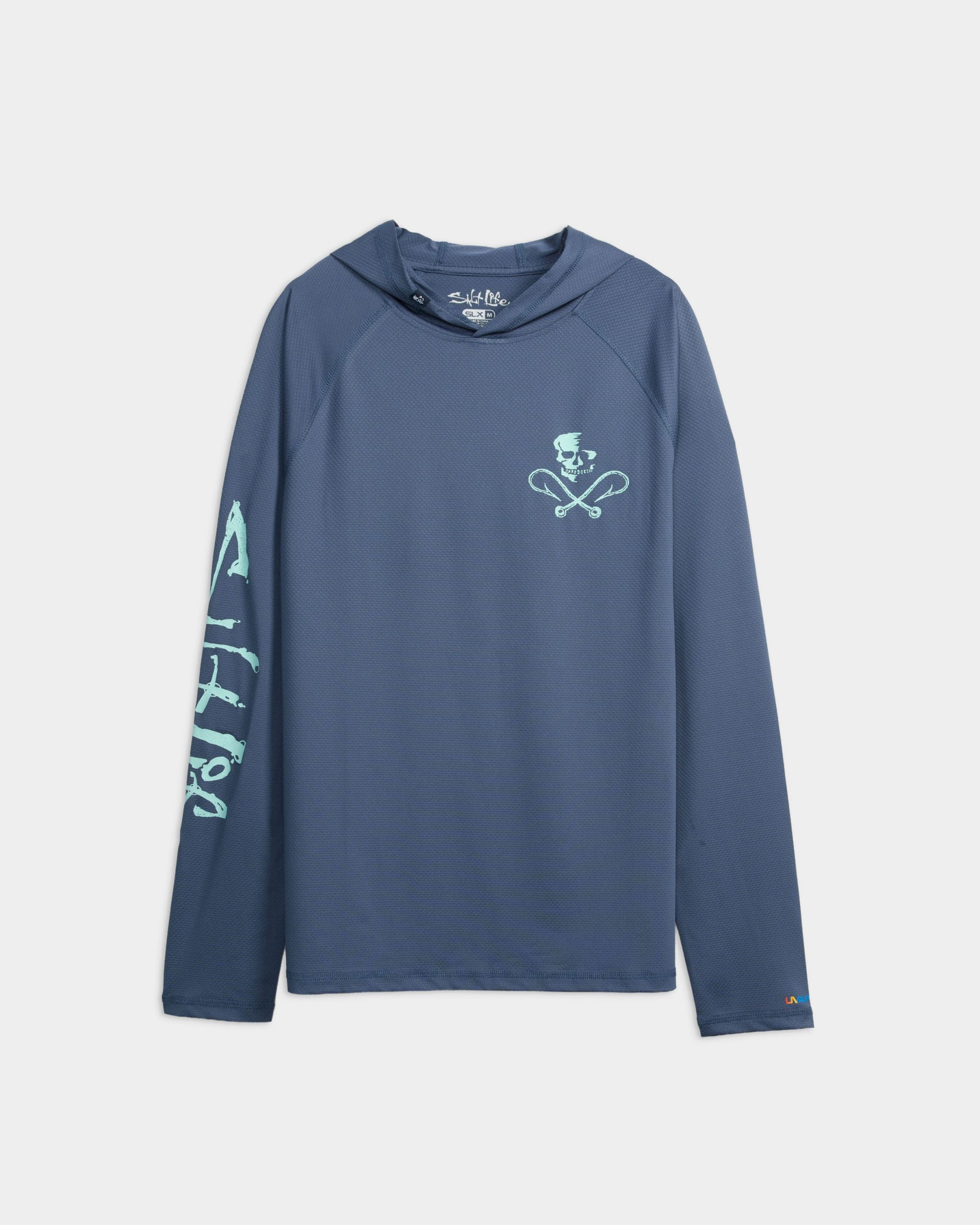 Men's Born Salty Performance Hoodie - Image 2