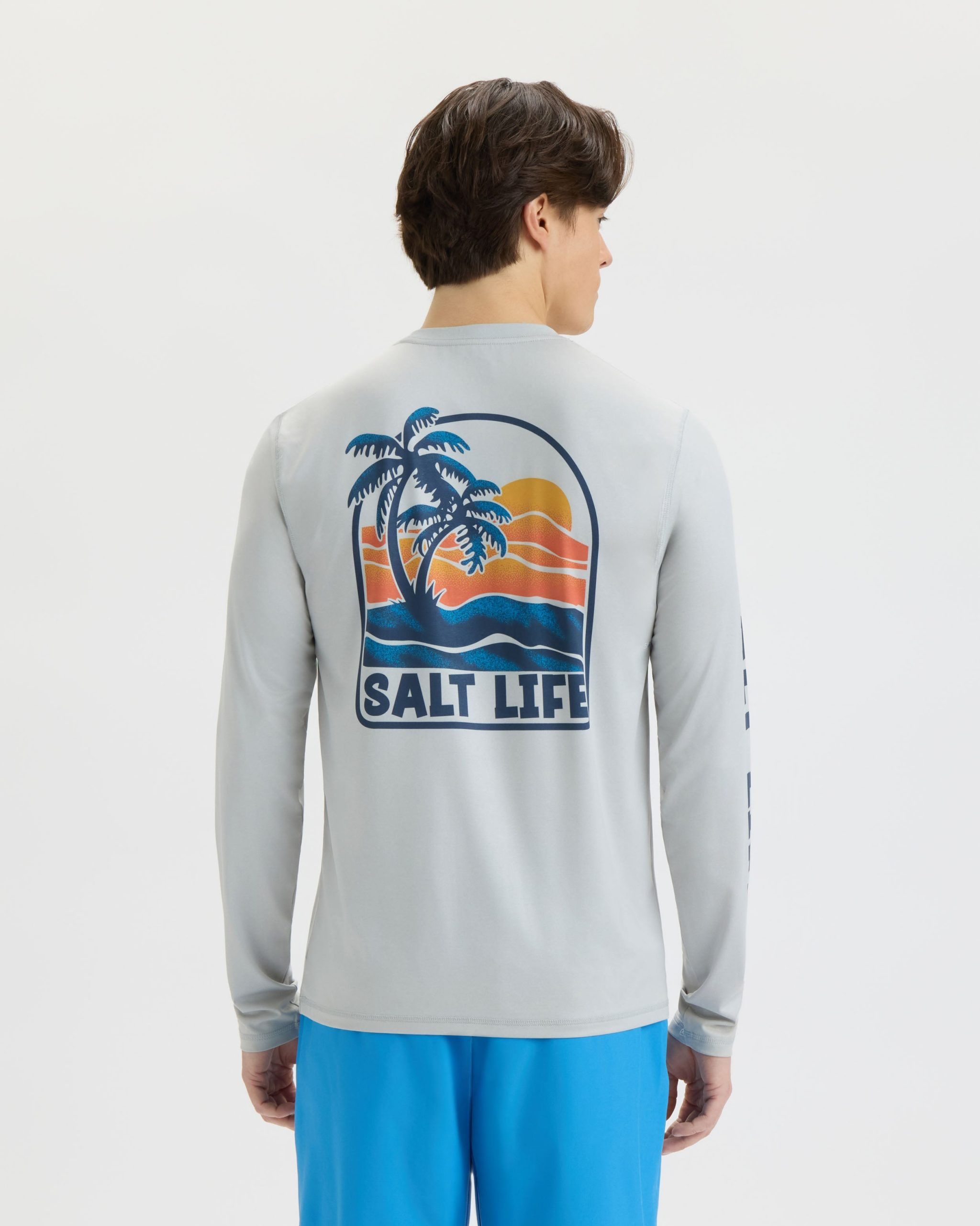 Men's Salt Life Sunset Long Sleeve SLX Performance Tee - Image 4