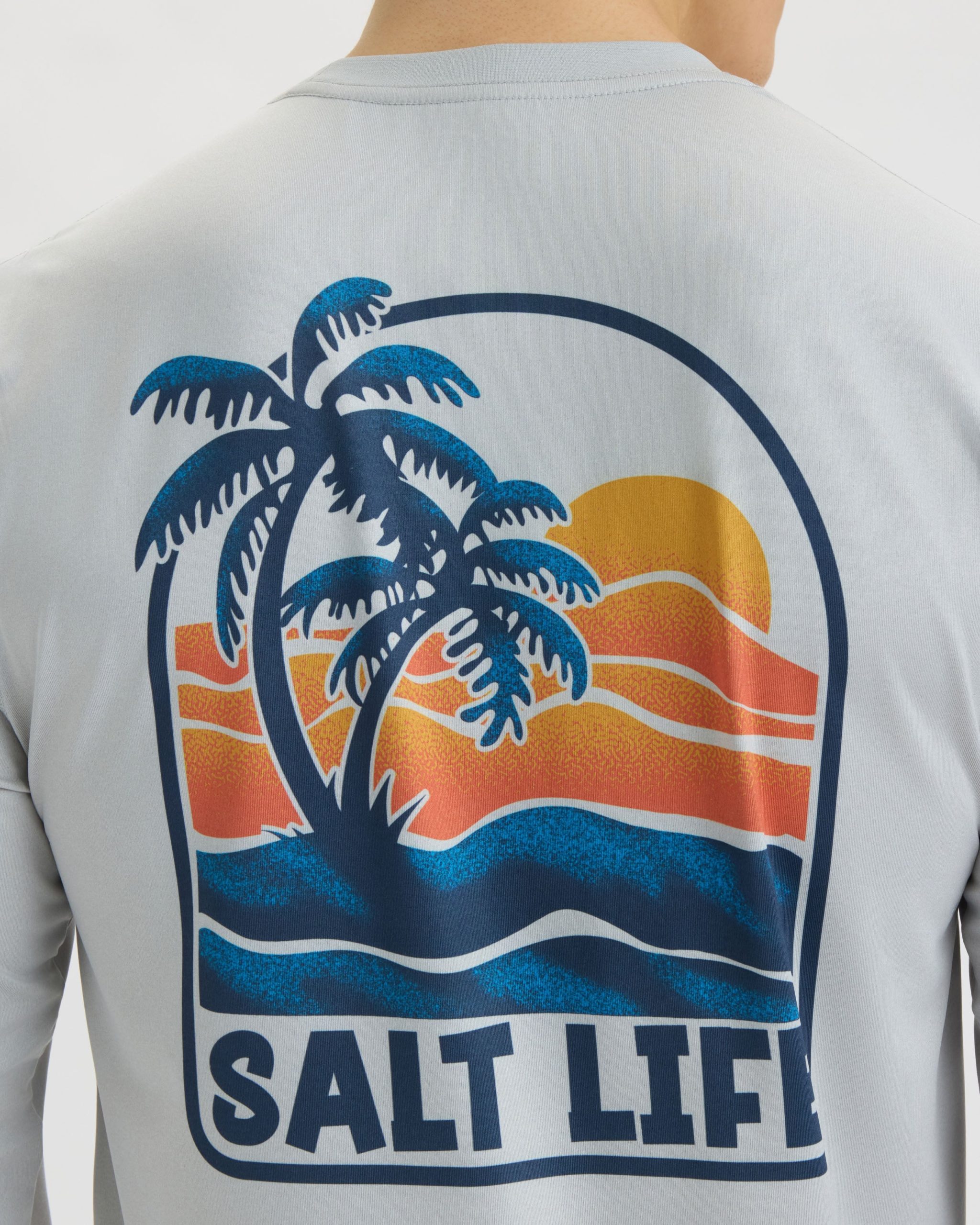 Men's Salt Life Sunset Long Sleeve SLX Performance Tee - Image 5