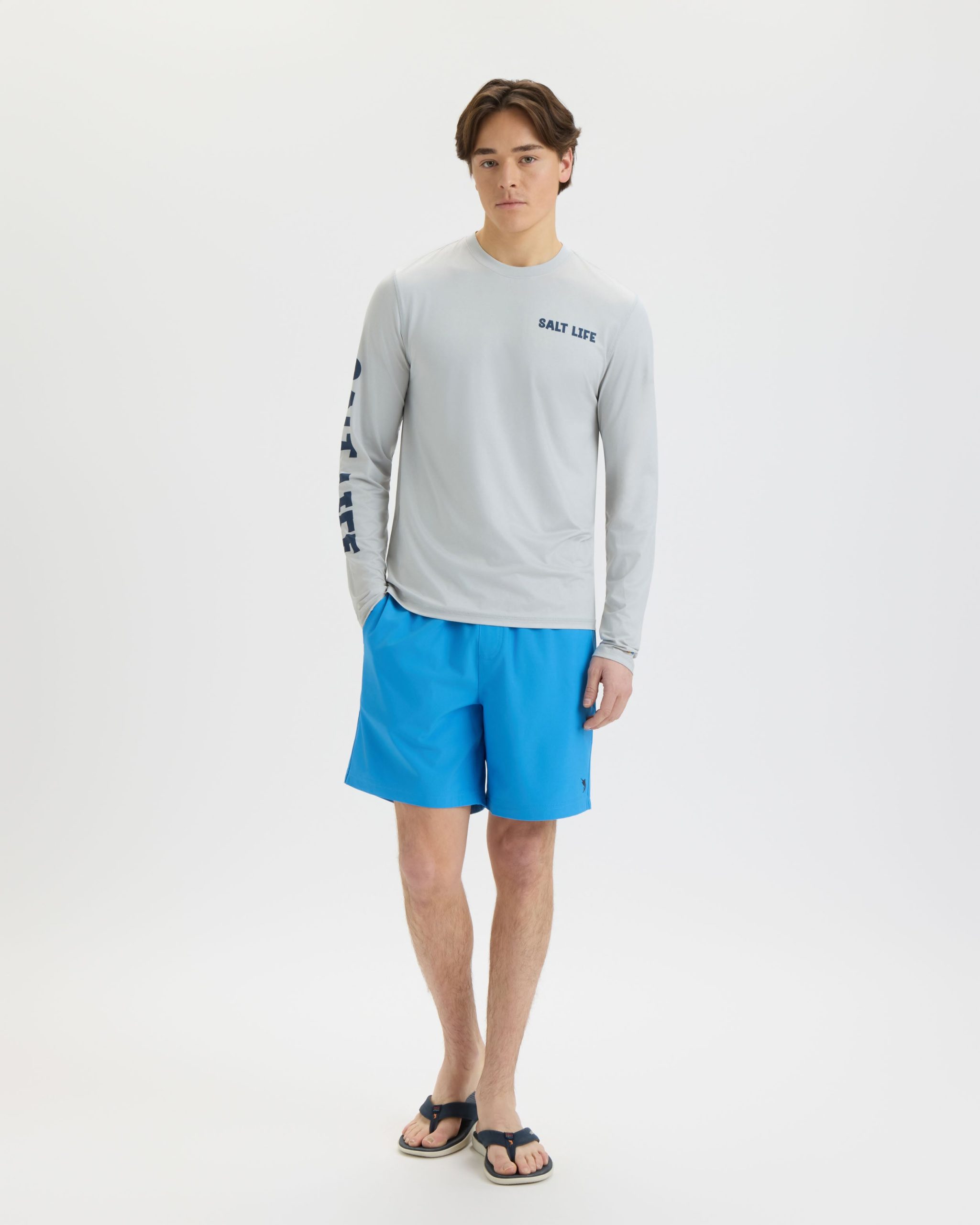 Men's Salt Life Sunset Long Sleeve SLX Performance Tee - Image 6