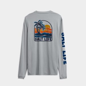 Men's Salt Life Sunset Long Sleeve SLX Performance Tee