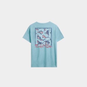 Youth Sharks Americana Short Sleeve Tee