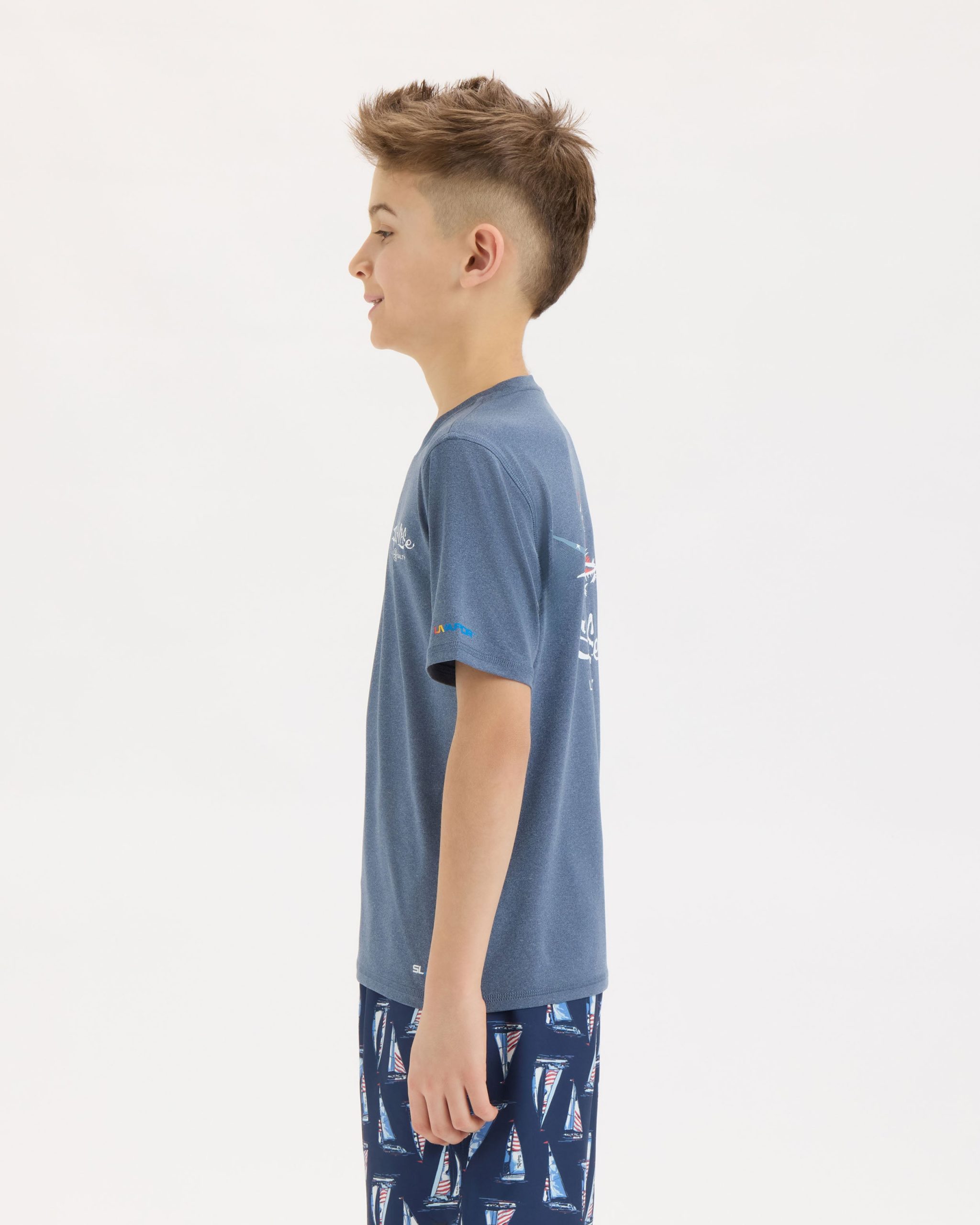 Youth Sailfish N' Bones SLX Performance Short Sleeve Tee - Image 3