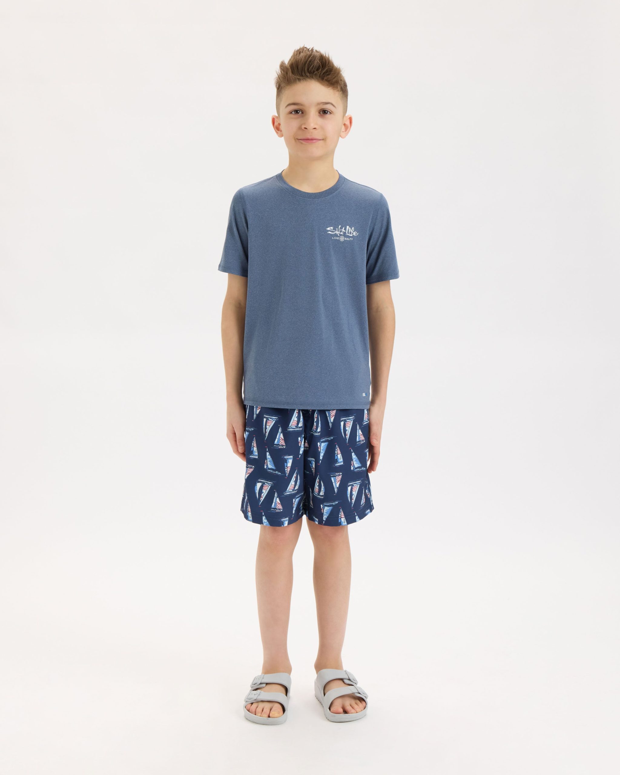Youth Sailfish N' Bones SLX Performance Short Sleeve Tee - Image 5