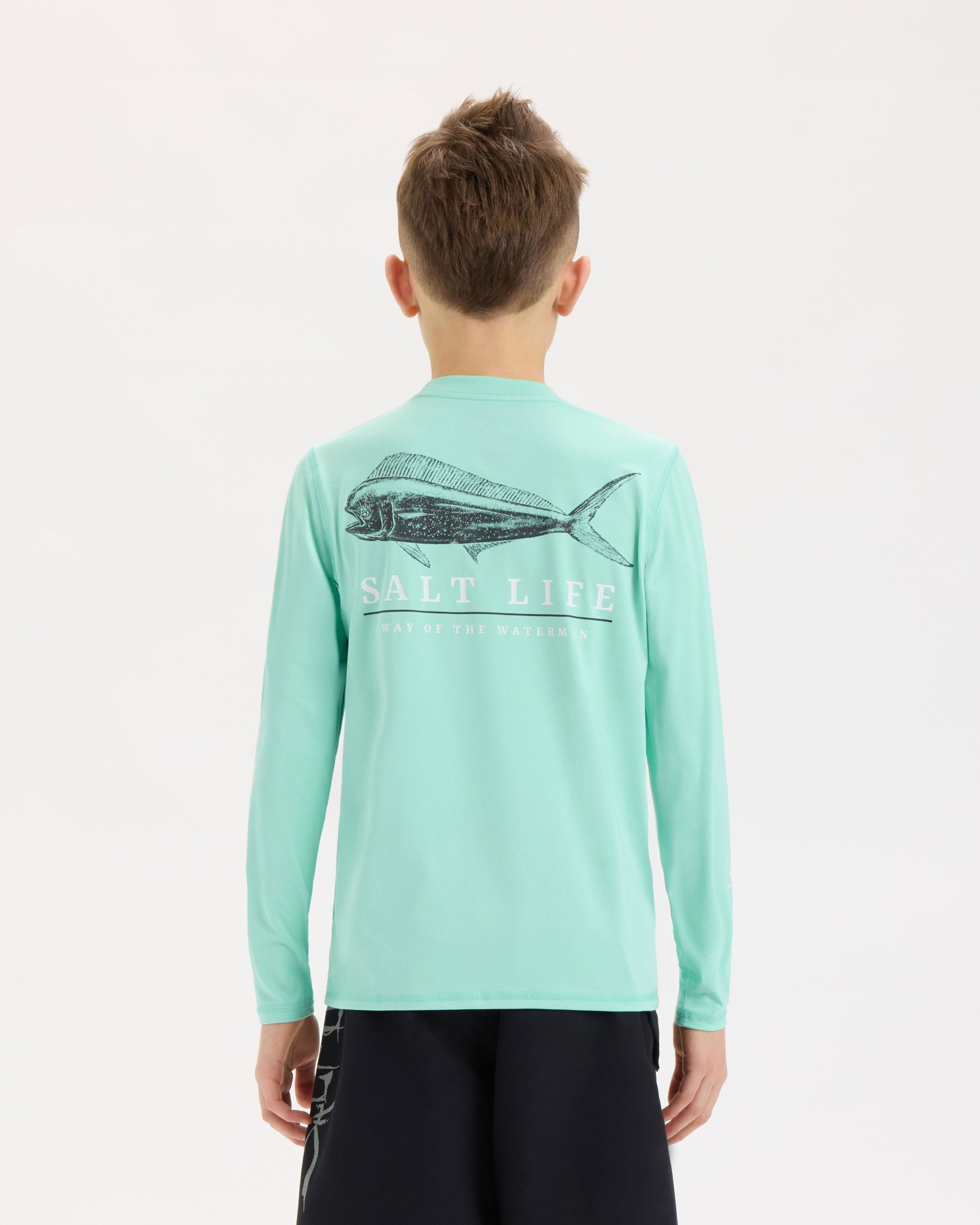 Youth Mahi Way SLX Performance Long Sleeve Tee - Image 4