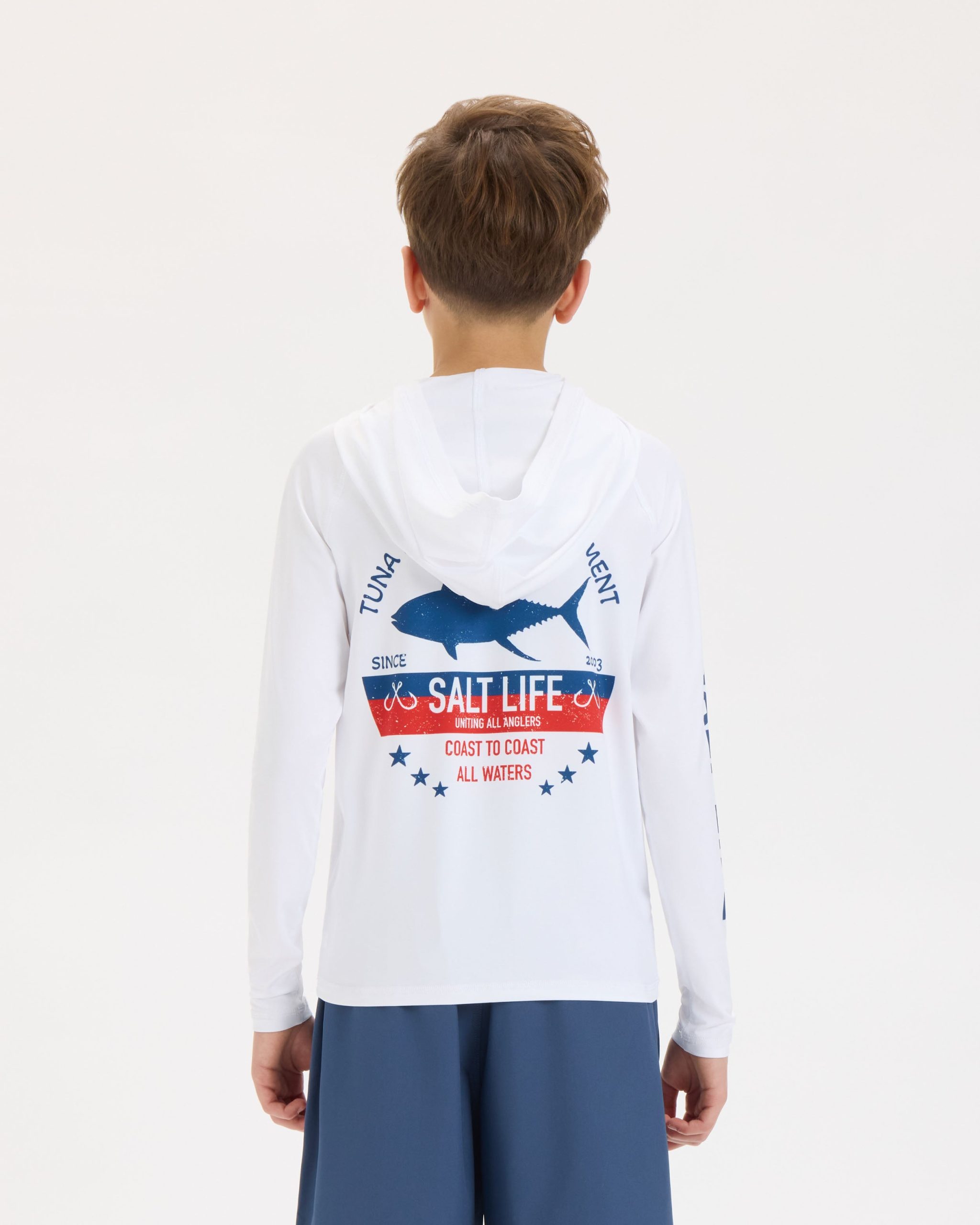 Youth Tuna Tournament Hooded SLX Performance Hoodie - Image 4