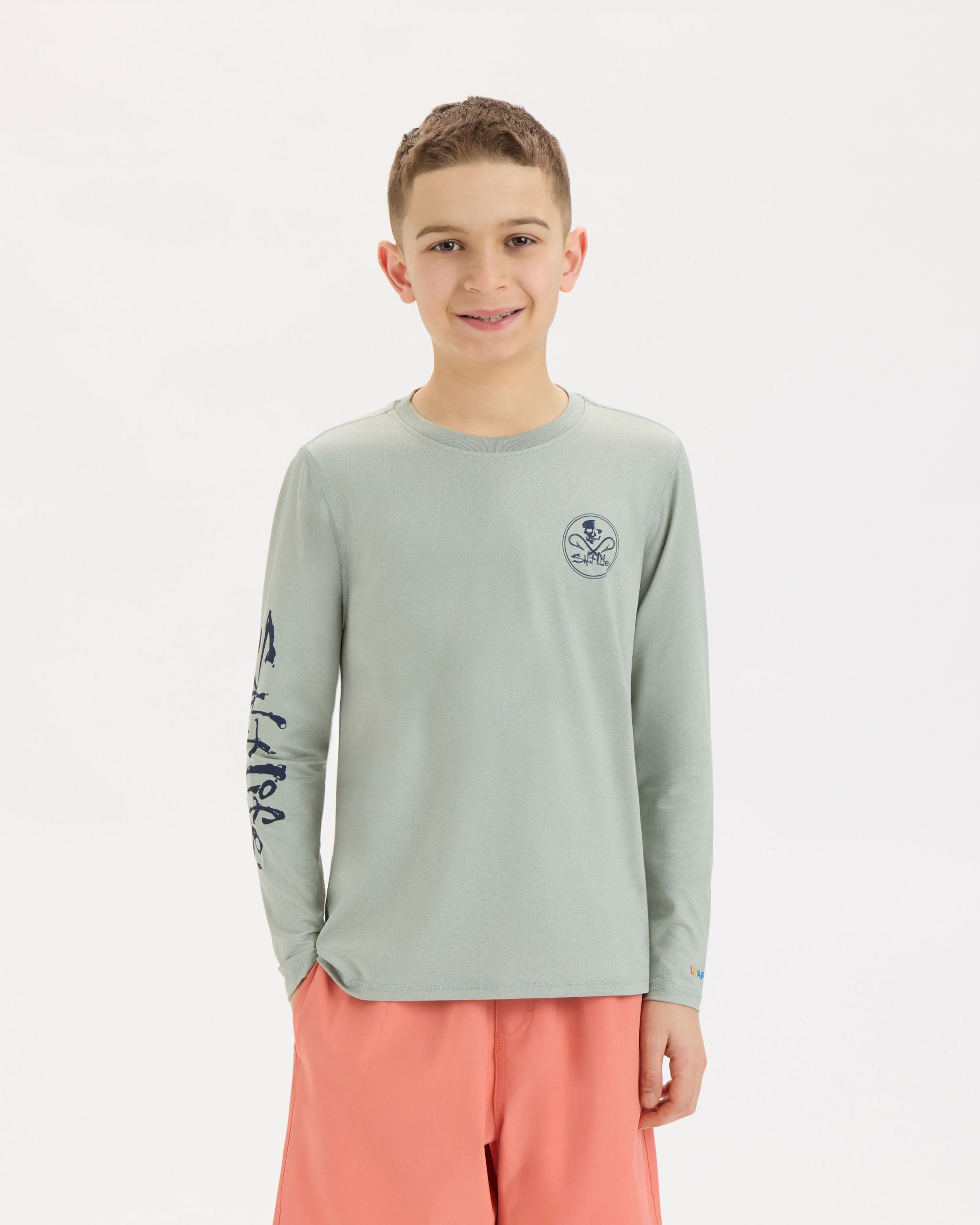 Youth Skull and Hooks SLX Performance Long Sleeve Tee - Image 2