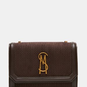 LARISA WOVEN BAG CHOCOLATE