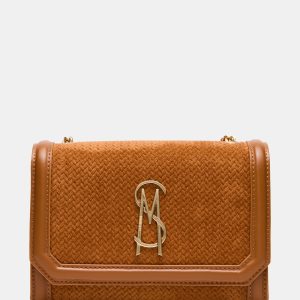 LARISA WOVEN BAG TOBACCO